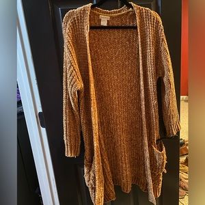 Mustard colored Cardigan
